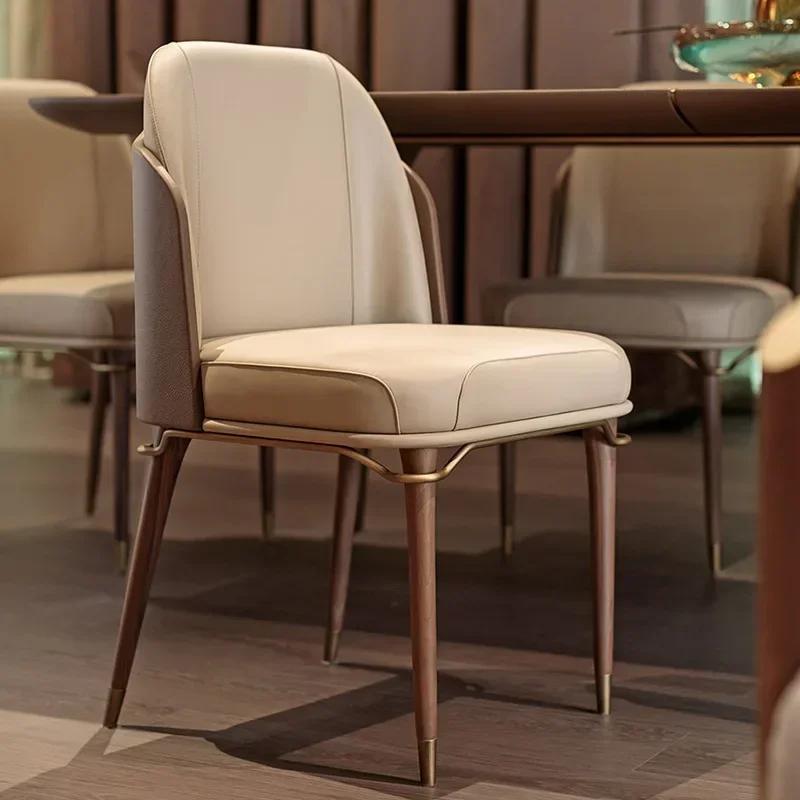 Contemporary Beautiful Dining Chairs Modern Luxury Accent Nordic Indoor Fashion Dining Chairs Sillas Nordicas Kitchen Furniture