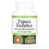 Natural Factors, Papayaenzymer med amylas och bromelain, 120 tuggtabletter