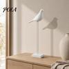 Minimalist Home Decor Accents Black & White Bird Figurine, Modern Art Sculpture for TV Contemporary Office Desktop Ornaments Cabinet Bookshelf