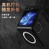 Applicable To Samsung Z Flip7 Mobile Phone Case Kevlar Carbon Fiber Z Fold6 Ultra-thin Magnetic Suction Ring Anti-drop Protective Cover