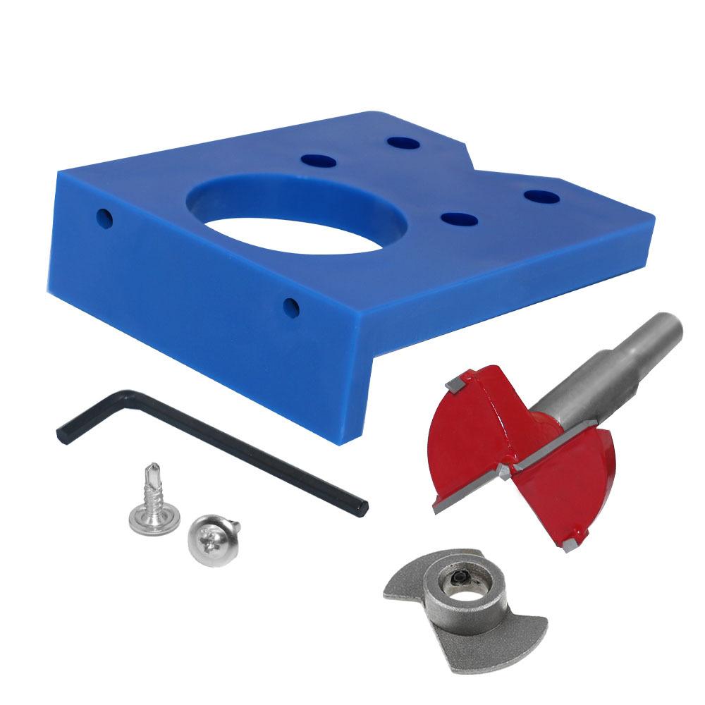 Vaguelly Concealed Hinge Set Lightweight Positioner For Accurate Cabinet Hinge Installation Easy To Use Woodworking Tool