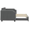 Vidaxl Extendable Daybed, Dark Grey, 80X200 Cm, Fabric