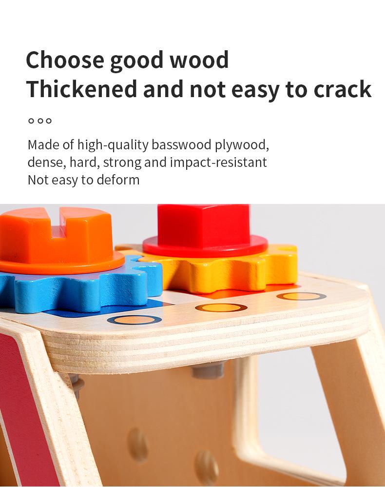 Kids' Educational Tool Cart & Car Assembly Set