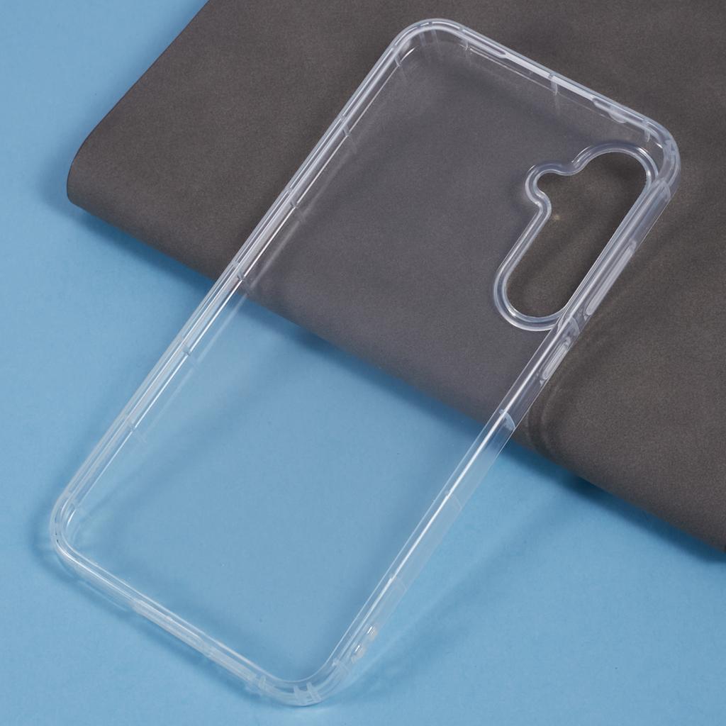 For Samsung Galaxy A55 5G Clear Case Anti-Drop TPU Phone Cover (Big Rear Lens Hole)