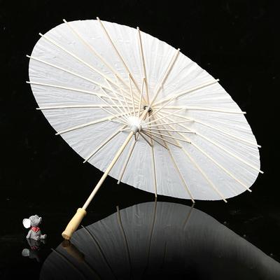 1-10pcs Oiled Paper Umbrella 60cm DIY Painting Umbrella Photography Props Decorative Chinese Parasol for Wedding Party Decor