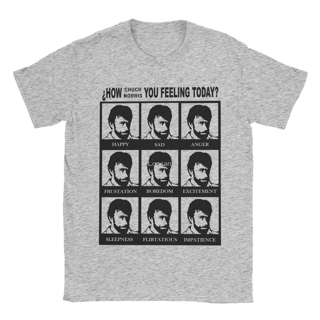 How Chuck Norris You Feeling Cotton TShirts Trending Tee Shirt for Male Summer Y2K Casual Casual Short Sleeve Tees