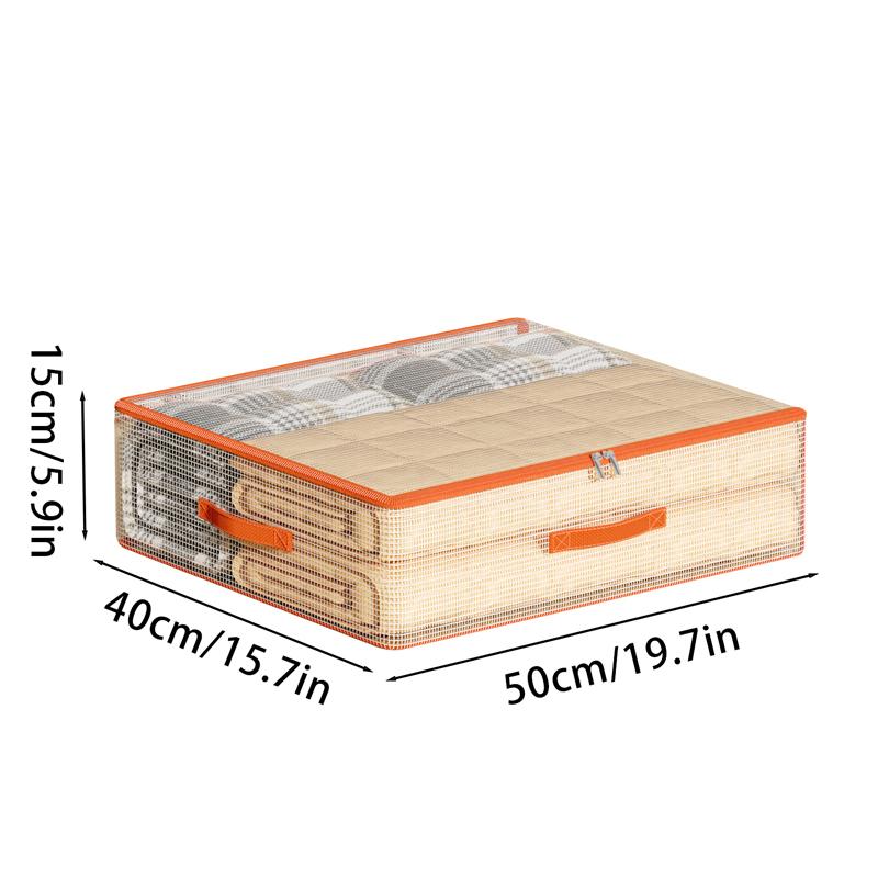 Складная сумка для транспортировки сумка для хранения на дне кровати из ПВХ принадлежности для спальни и общежития транспортная коробка сумка для хранения школьной упаковки 1624₽