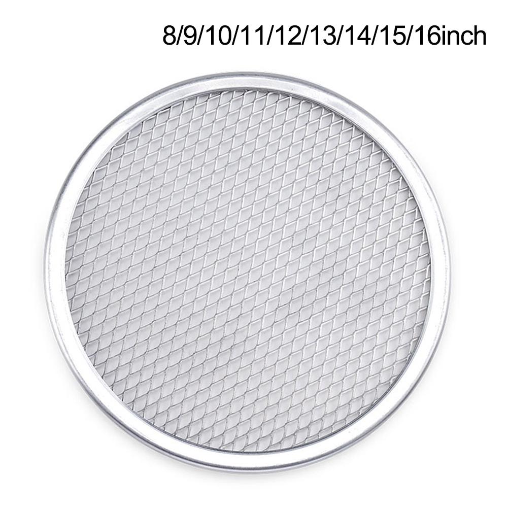 High Quality Aluminum Pizza Pan with Rolled Edge and Ventilation Design