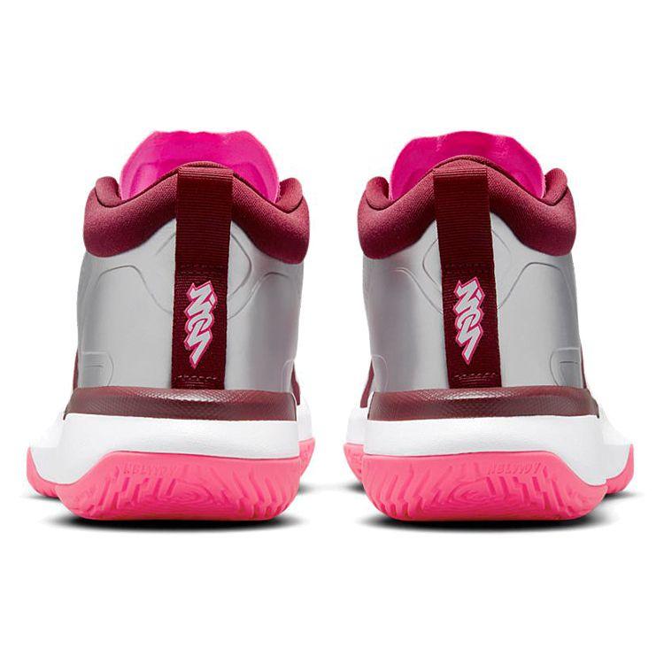 Air Jordan Zion 1 PF Marion Unisex Sneakers Silver White Hyper-Pink DA3129-100