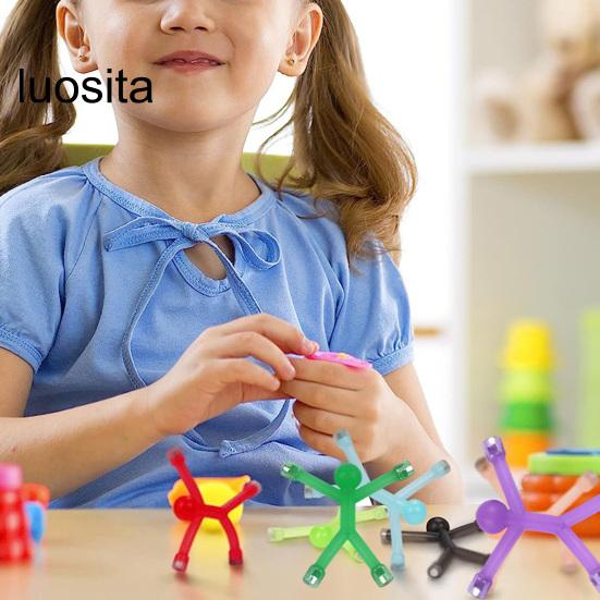 Mini Man Magnetic Toy, Fun Novelty, Durable Safe, Lovely Creative, Multicolor, Travel Matchstick Men for Kids