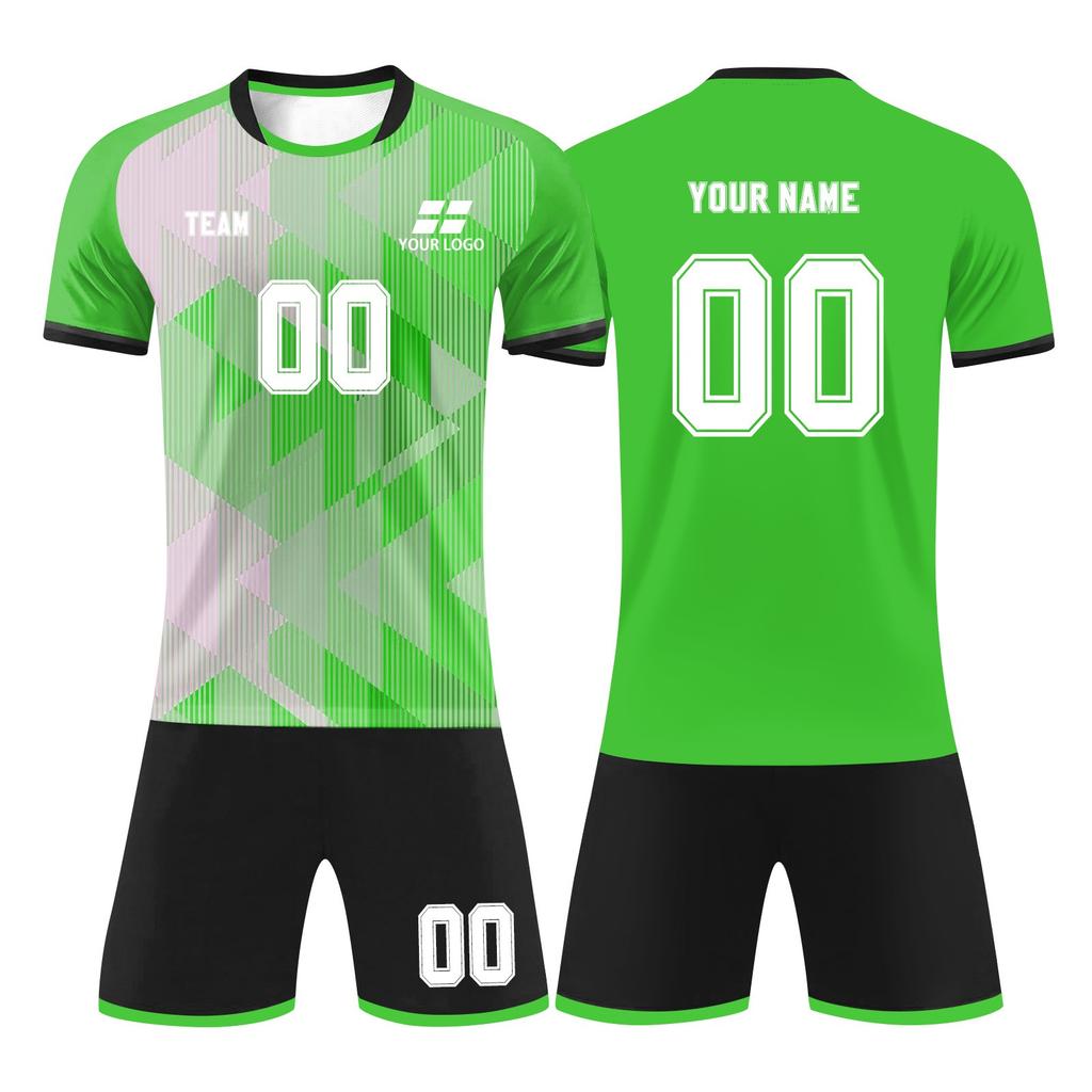 Personalised Shirts Kit Mens Girls With Name Number Custom Football Jerseys For Boys Training Suit