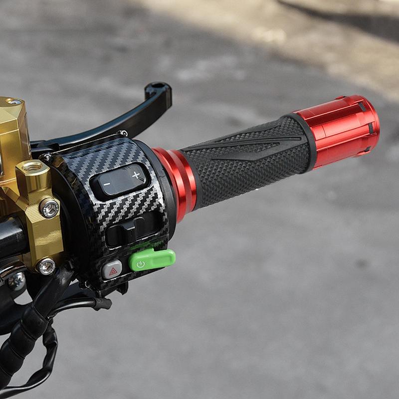 For Handle Cover Motorcycle Grip Covers Comfort Covers Motorcycle Grips Scooter Grips Aluminum Alloy Rubber Brake Grips Hand