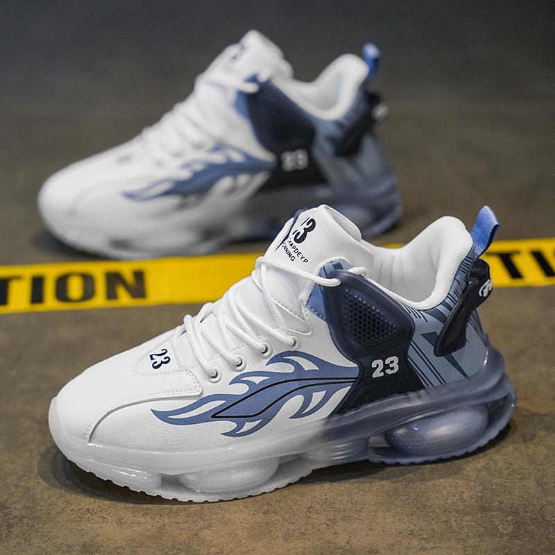 Spring and Autumn New Men's Shoes 2025 Sports Shoes Men's Casual Running Shoes Men's Thick Soles Increase Height and Shock Absorption Dad Trendy Shoes