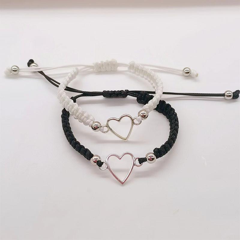 

Дизайнерский геометрический уникальный набор браслетов с регулируемыми парными браслетами