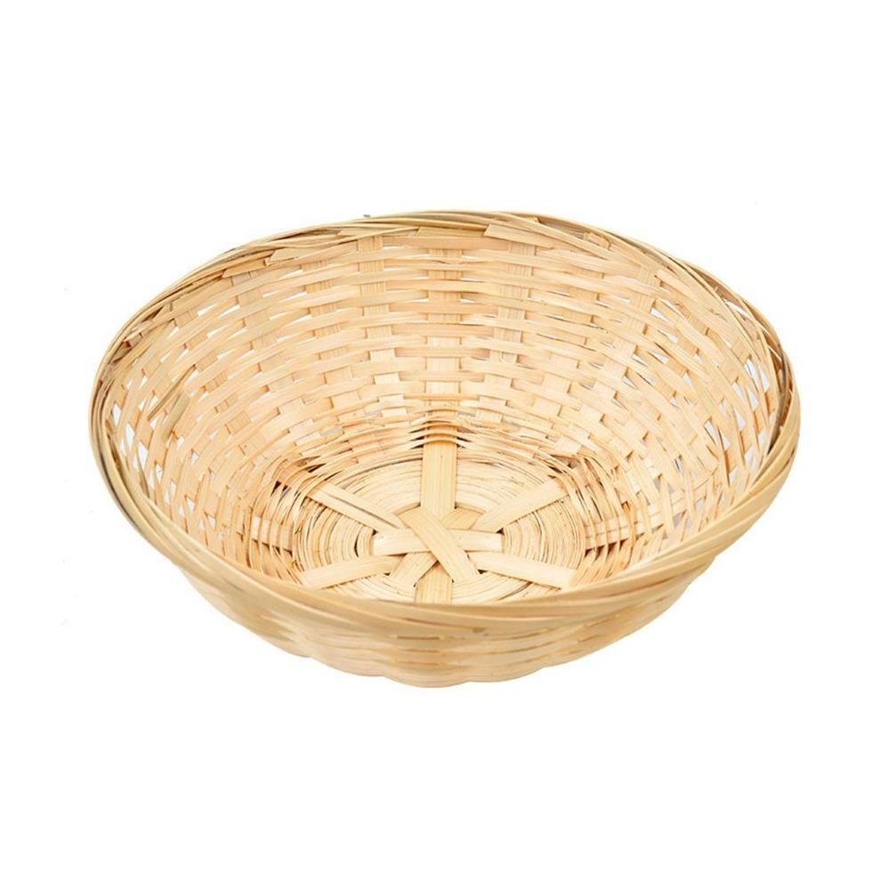 Vegetable Food Woven Basket Bread Fruit Pastry Plate Creative Storage Basket  Kitchen Accessories