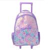 Zaino Scolastico Smiggle per Bambini Ragazze Grande Capacità Stampa Cartoni Animati Borsa in Nylon con Spallacci Ammortizzati Stile Fresco Dolce