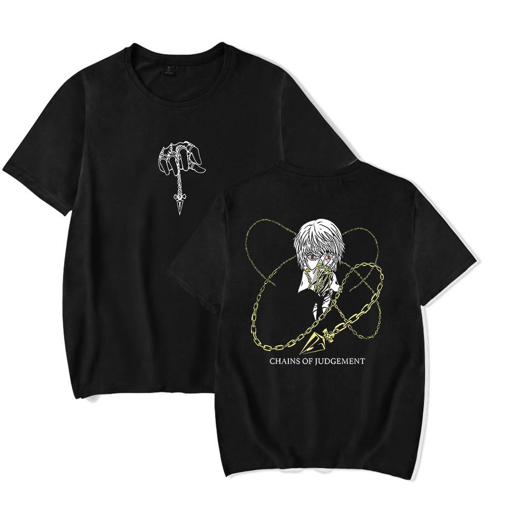 2026 Estate Top Larghi T-shirt Canottiere Stampa Anime T-shirt Uomo Streetwear Vintage Maglietta Nera Harajuku T-shirt Oversize