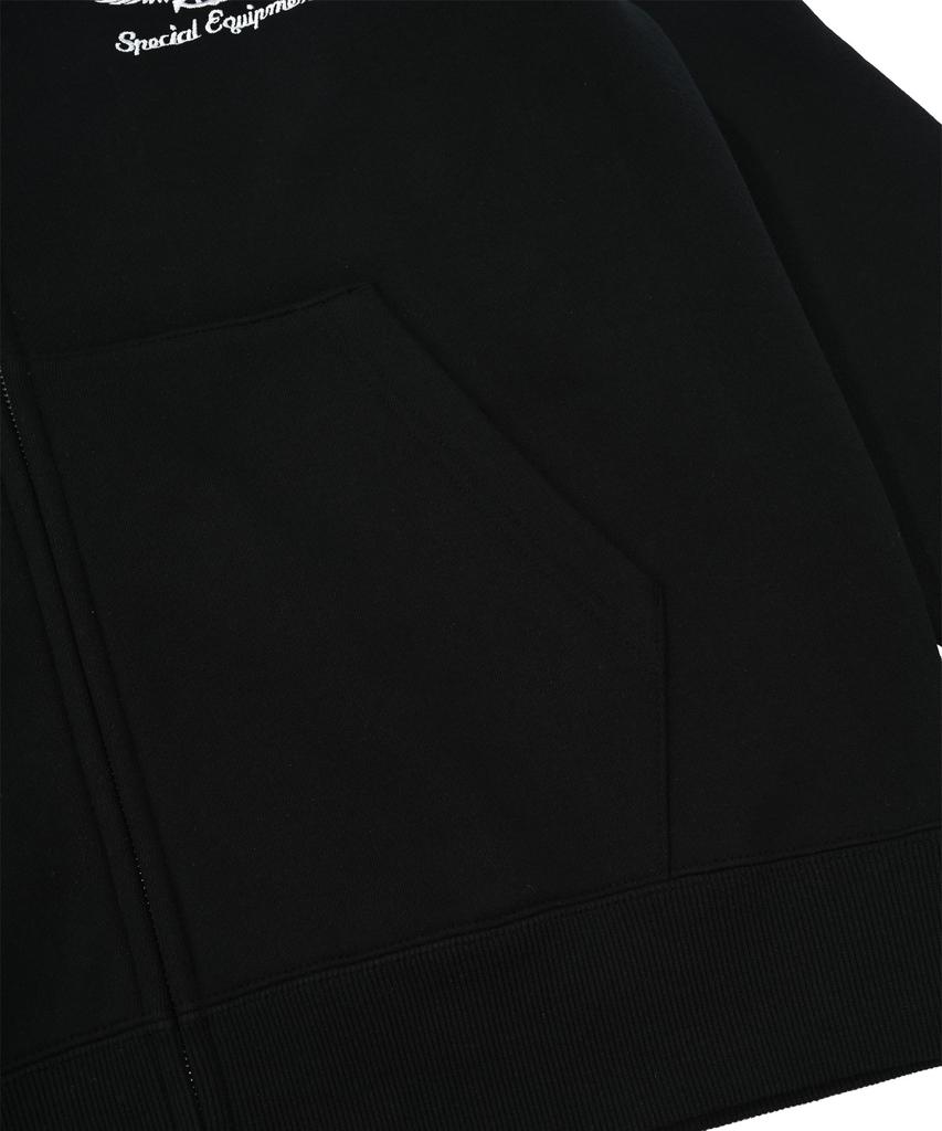 Avirex Varsity Logo Sweatparka / Black 7833931009