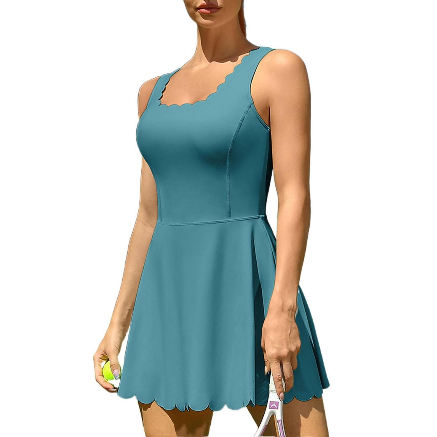 

Женское спортивное платье Charmleaks, теннисная юбка, шорты, юбка для фитнеса, гольфа с карманом L