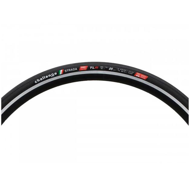Pneu de route Challenge Strada Pro Tubeless 700C x 25