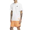 Nike T Shirts Men's White Crew Neck Moderate Straight Fit CT6541-100
