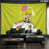 SpongeBob Cartoon Wall tapestry, aesthetic printed fabric blanket, suitable for bedroom, living room, and home decor.