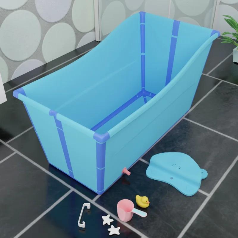 Foldable Bathtub for Home Use Large Children's Bathtub Children's Bathtub Twin Bath Tub Large Bathtub