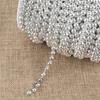 6mm Größe Galvanisierter Perldraht Goldfarbe Silberfarbe DIY Hochzeitsdekoration 78 Fuß Länge 82 Fuß Länge