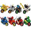 (8 BUCĂȚI Ninjago Se potrivește Setului Lego - A) Set de 104 Bucăți MiniFigurine Personalizate Blocuri pentru Copii