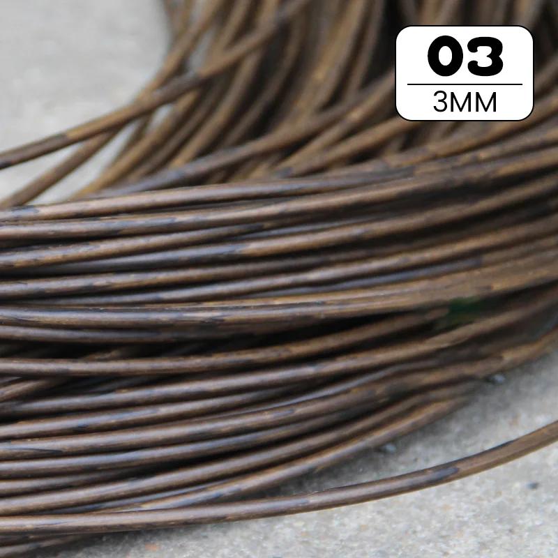 30 Colors 500G Round PE Rattan 2.5/3mm Plastic Synthetic Rattan Weaving Raw Material Furniture Repair Chair Storage Basket DIY