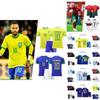 Katar Messi Ronaldo Neymar Müller Kinder Fußballtrikot Atmungsaktives und strapazierfähiges Qualitätspolyester