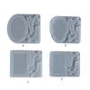 Photo Frame Resin Molds Rectangle Oval Irregular Photo Frame Epoxy Casting Mold Silicone Molds for Home Decor DIY Craft