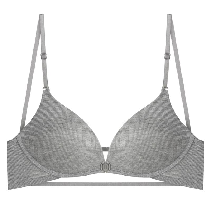 Women's Seamless Front Closure Bra Wireless Thin Padded Beauty Back Deep Backless Sexy Everyday Bra