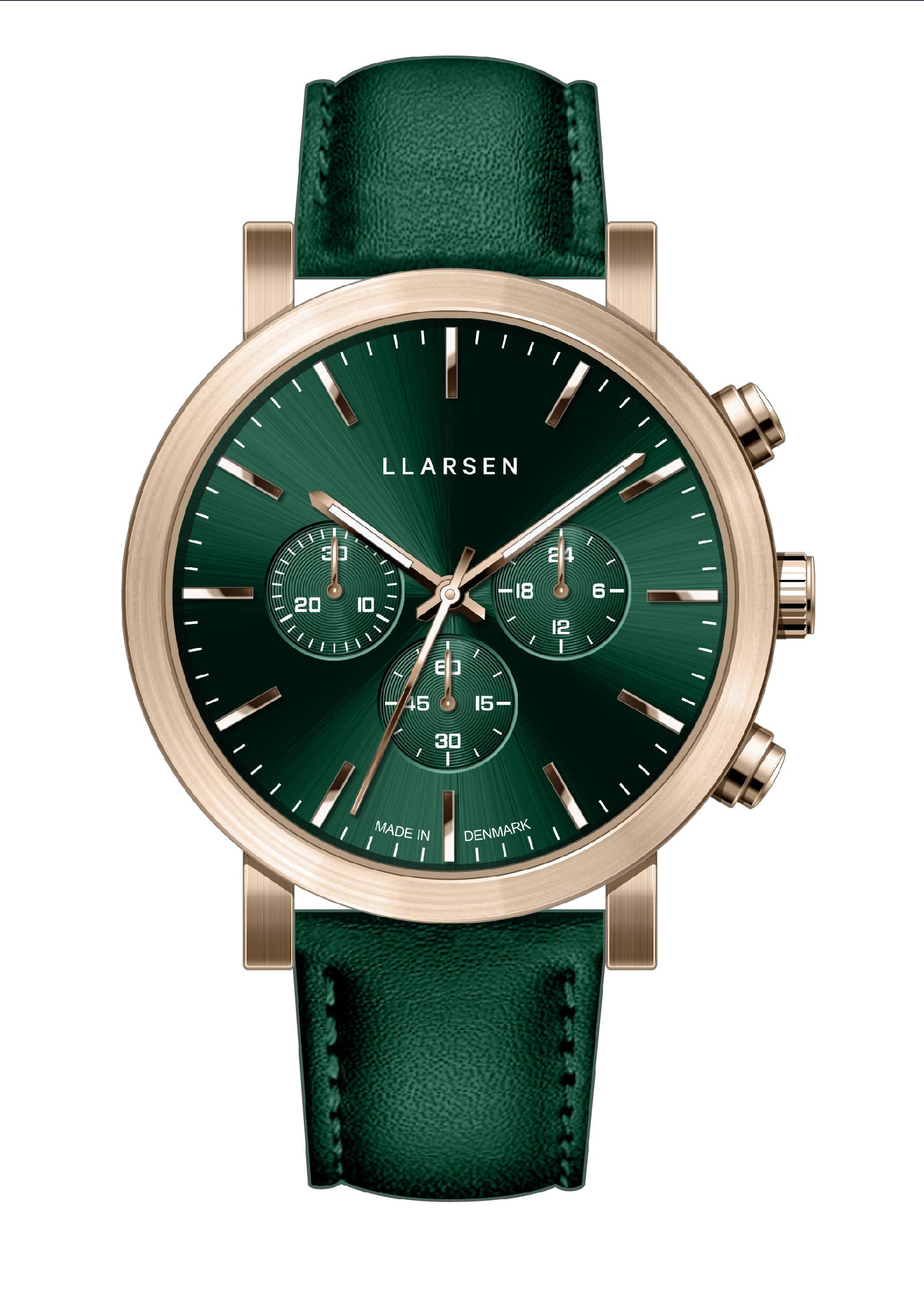 

Часы LLARSEN NOR LL149ZFGN Зеленый [LLARSEN] Мужские
