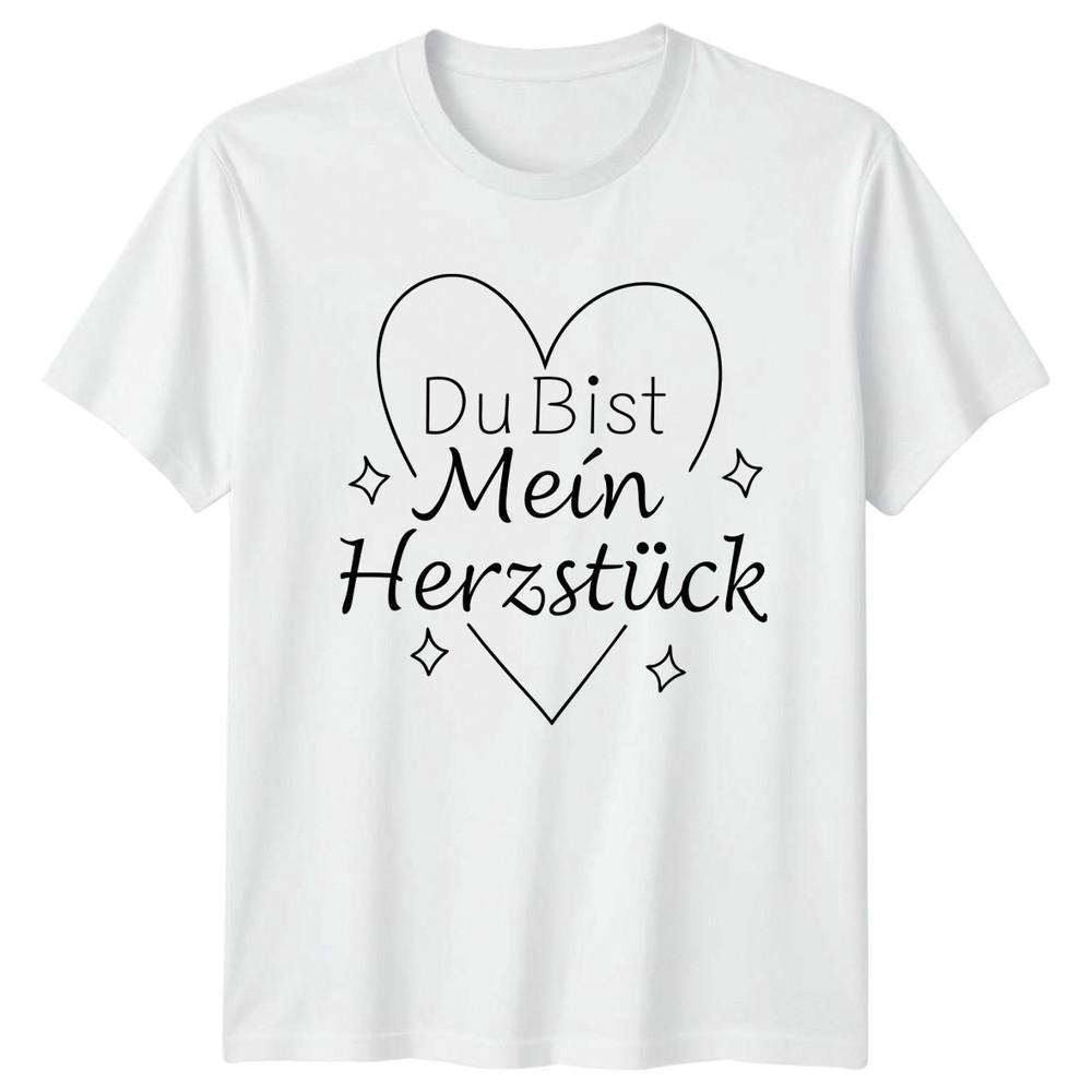Du Bist Mein Herzstueck TShirt GerUnisex RoUnisexce Love Valentines Day Gift For Him S
