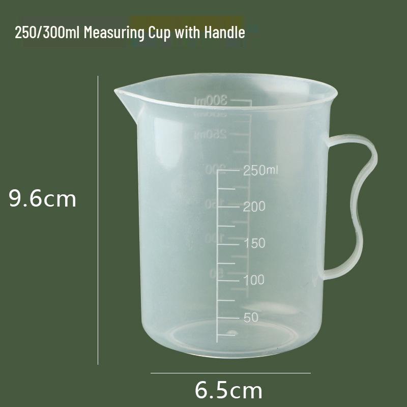 Thickened Plastic Graduated Measuring Cup for Kitchen and Lab Use