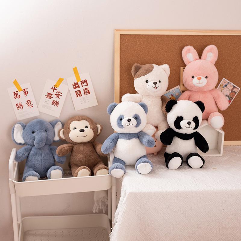 Cute Girl Heart Cute Pig Doll Little Panda Toy Plush Doll Birthday Gift Doll for Girlfriend