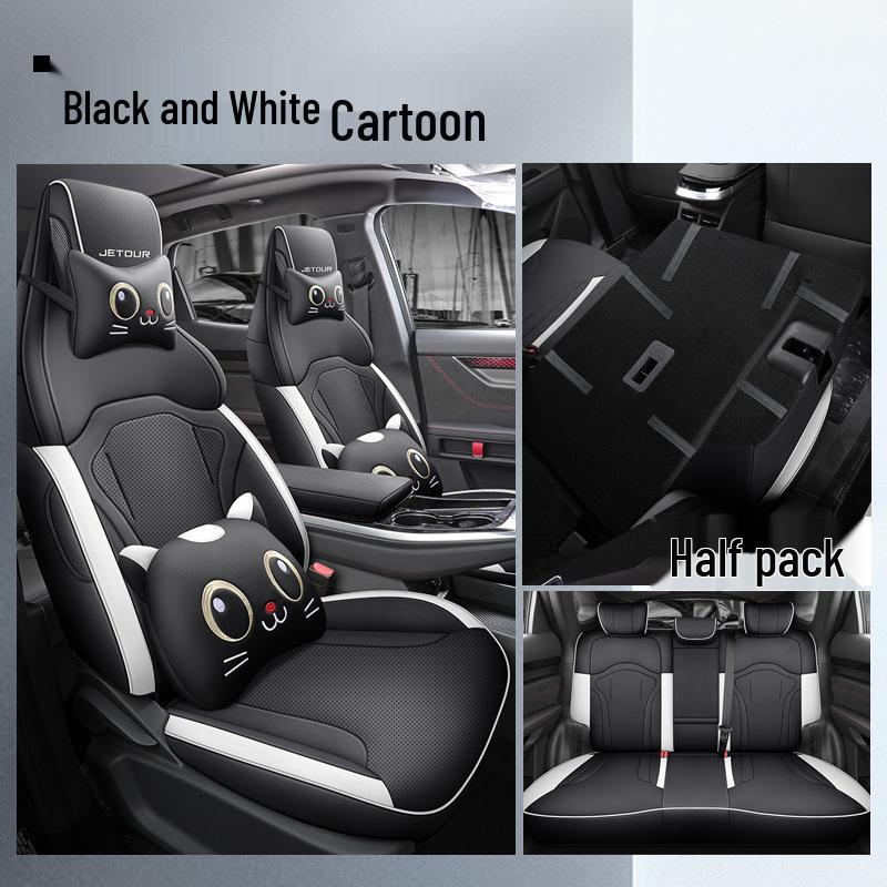 LTCS Jietu Dasheng Sporty Leather Car Seat Cushion - All Seasons Fit