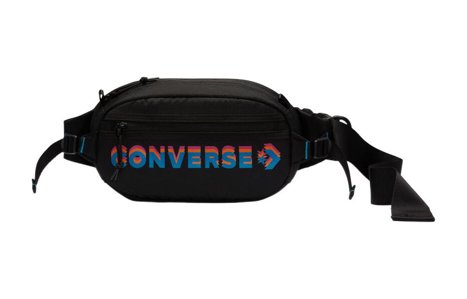 Converse Polyester Sling Bag One Shoulder Crossbody Fanny Pack Regular Unisex Black 10023820-A01