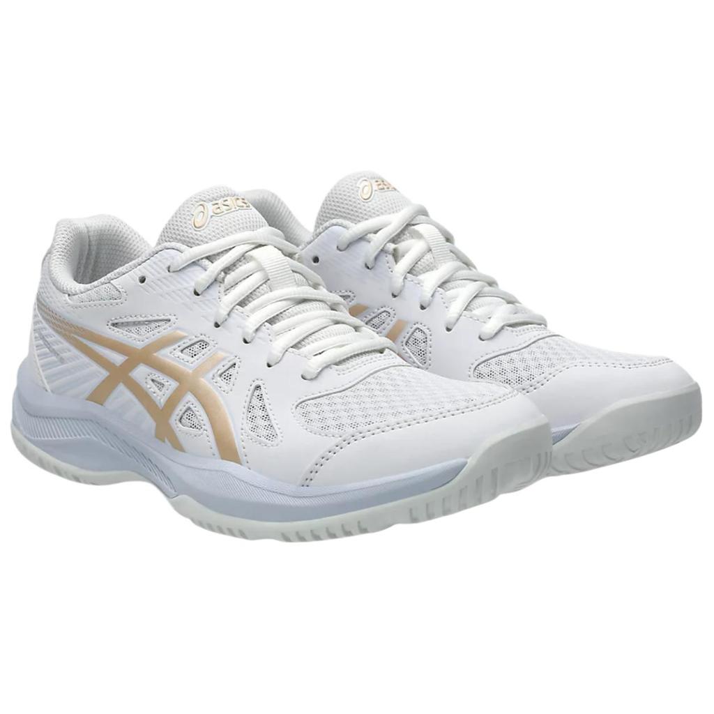 Asics Upcourt 6 White Champagne Women Sneakers 1072A107-103