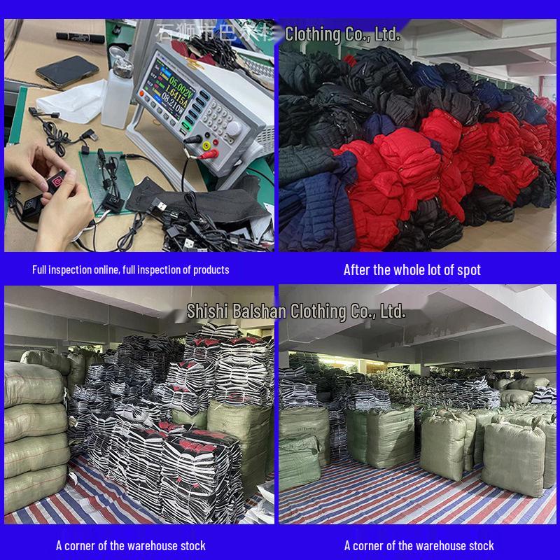 Smarte beheizte Baumwolljacke – USB-Elektroheizung, Unisex, leicht, warm, Mantel mit konstanter Temperatur