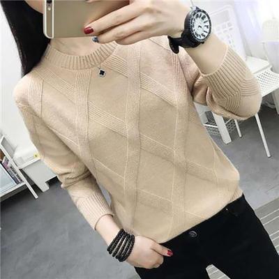 Women's Twist Pullover Loose Lazy Bottoming Sweaters Spring Autumn Sweater Outerwear Pull Femme S-3XL Plus Size