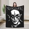 Black Metal Nosferatu Blanket  Fuzzy Vintage Breathable Throw Blanket for Bed Sofa Autumn/Winter