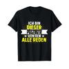 T Shirt With Gerunisex Text Ich Bin Dieser Postunisex Zusteller Vintage Washed Soft Stylish Top For Everyday Wear Casual Homme Unisex