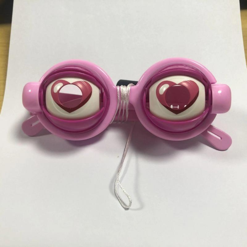 Prank Pull String Flashing Crazy Glasses Novelty Prank Selfie Video Horror Sand Sculpture Party