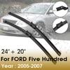 BROSHOO Car Wiper Blade Natural Rubber 24"+20" 2005-2007 For FORD Five Hundred Front Windshield Windscreen Cars Accessories