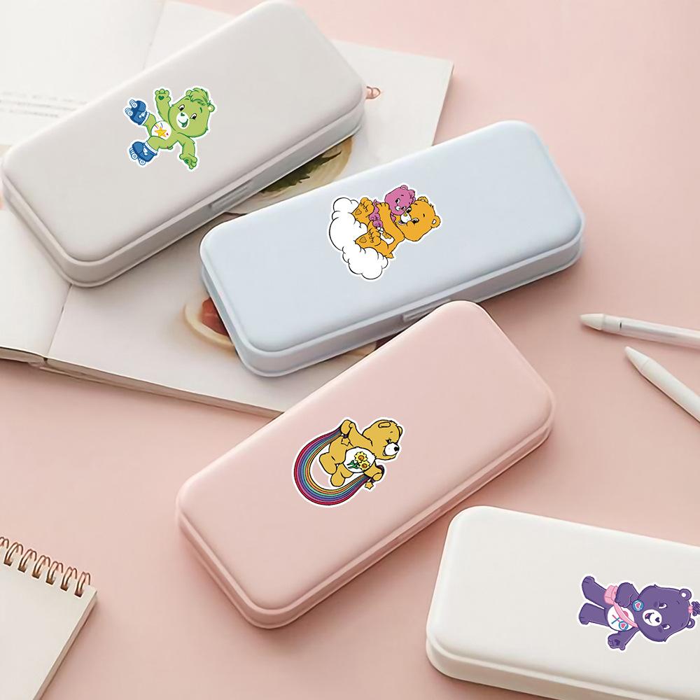 50 Ins Style Love Bear Graffiti Stickers Notebook Paper Pencil Box Decoration Stickers Waterproof Creative Children's Stickers