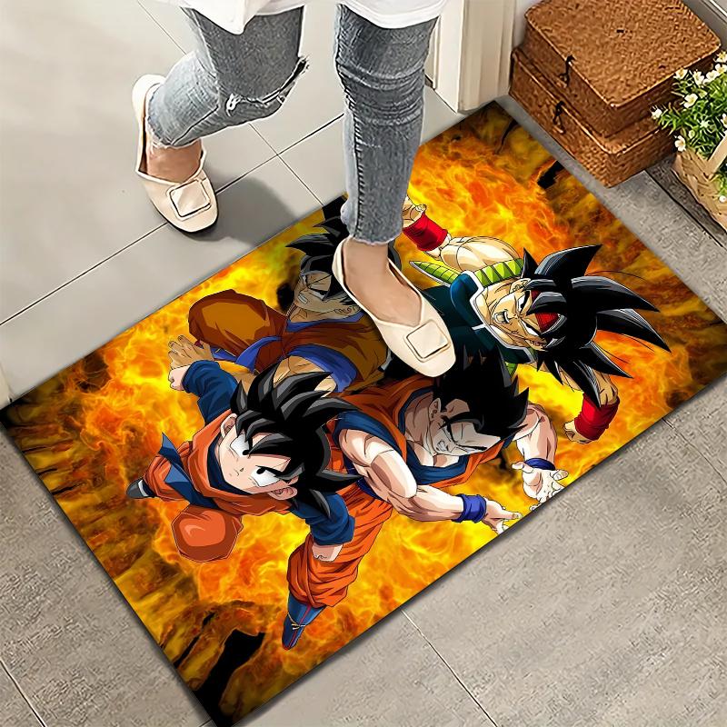 Tappeto Dragon Ball Z per Soggiorno Camera da Letto Casa Decorazione Divano Tappetino Antiscivolo per Gioco Bambini