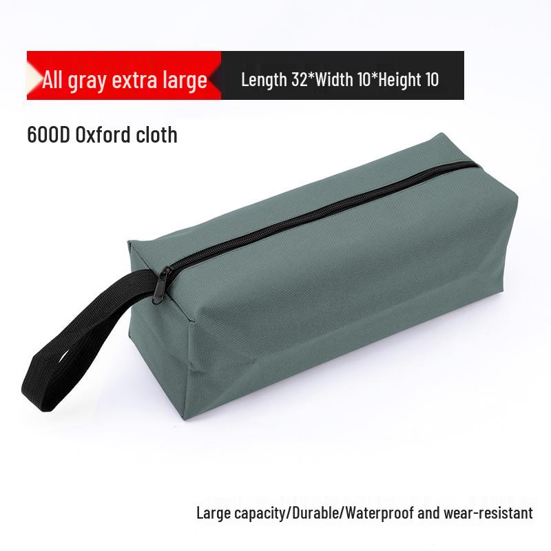 Heavy-Duty Canvas Tool Bag with Multifunctional Oxford Cloth for Electricians