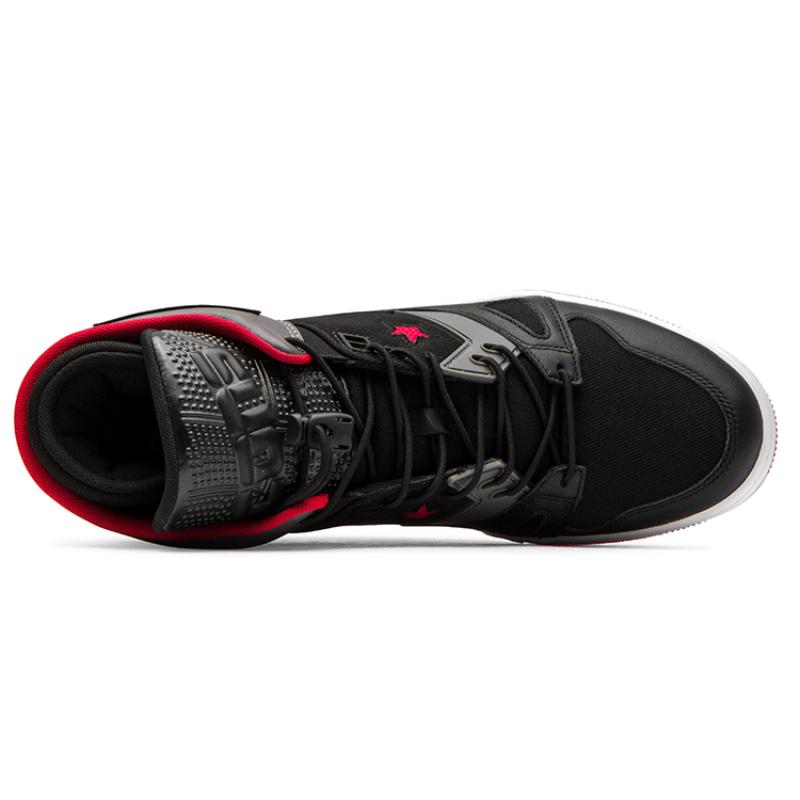 Converse ERX 260 Woven Classic High Top Vintage Basketball Shoes Unisex Black and Red Stitching